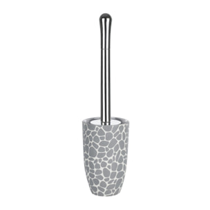 Brosse Wc avec support Céramique DARWIN PEBBLE Gris Spirella