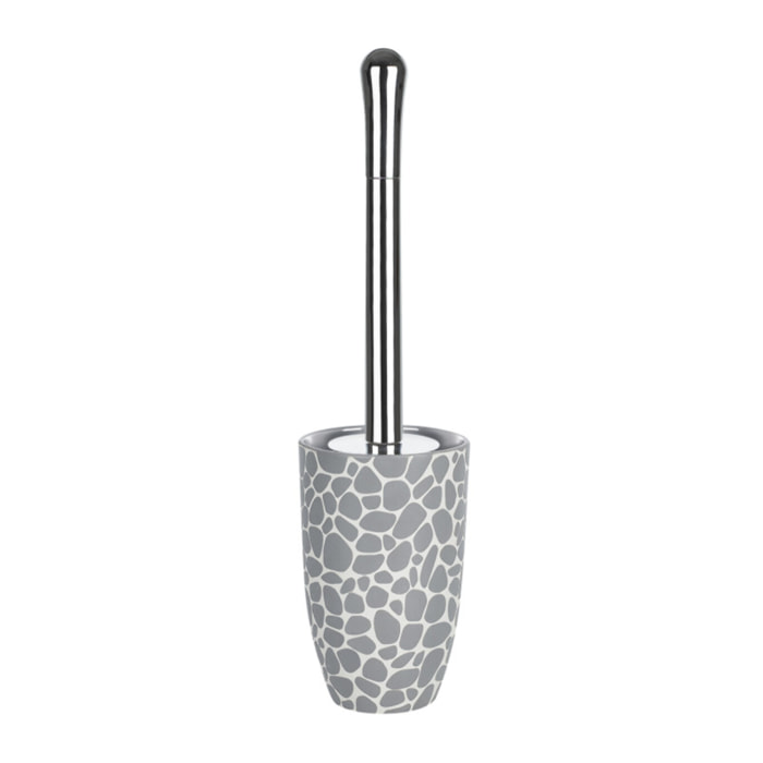 Brosse Wc avec support Céramique DARWIN PEBBLE Gris Spirella