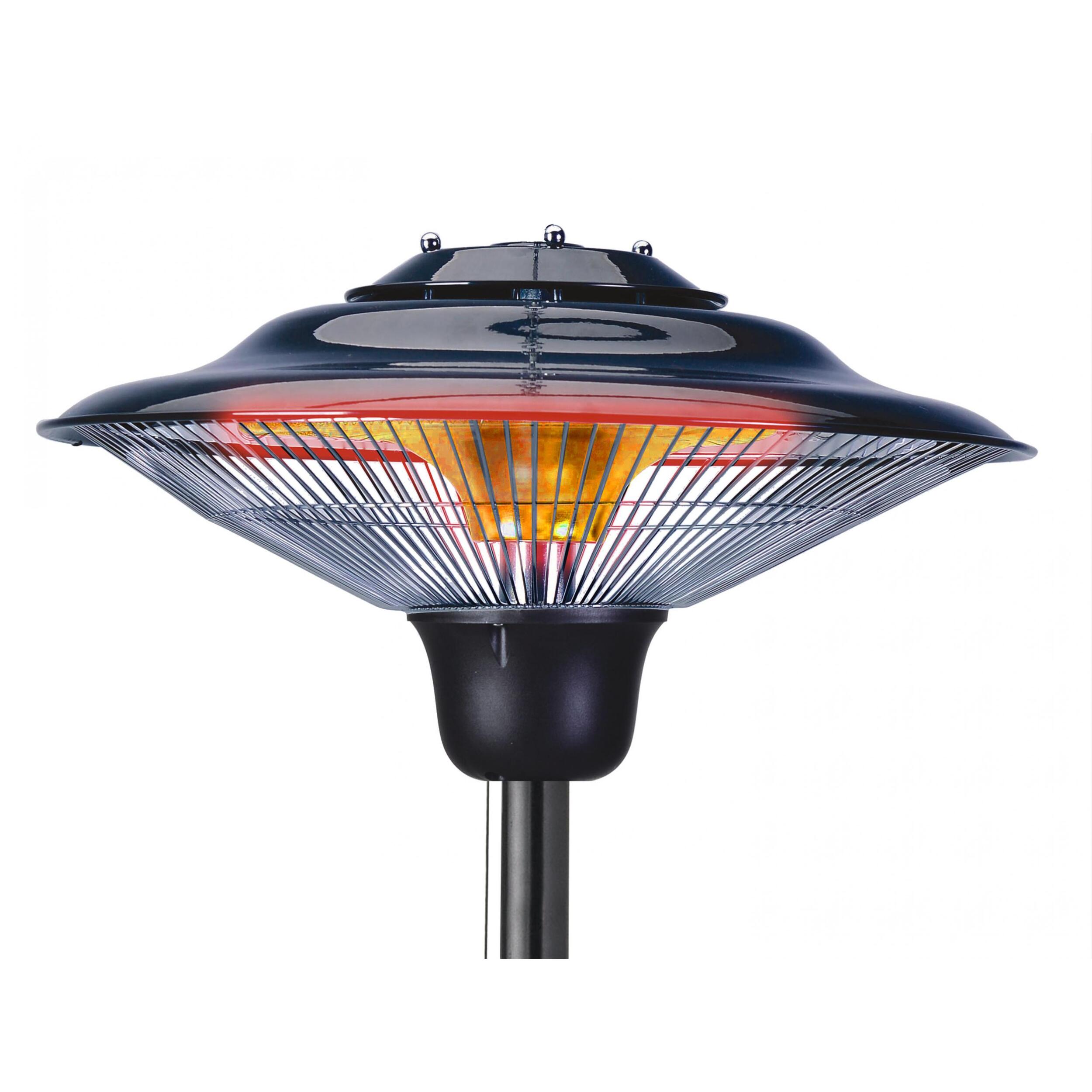 Estufa de exterior con pie tipo farola HEATY LAMPY PURLINE