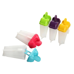 Lot de 2 moules à glaces 11,5/11,5 cm en plastique Fackelmann Colors Edition