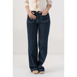 Kocca - Pantaloni in denim wide-leg Donna