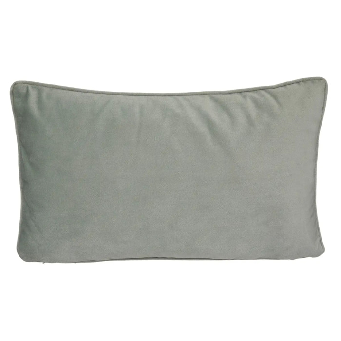 Coussin "LILOU" coton vert céladon 30x50cm