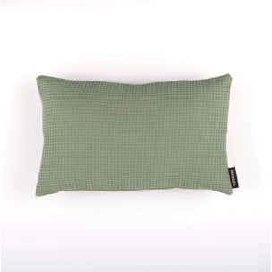 Housse de coussin Waffle Sauge du désert 30x50 cm