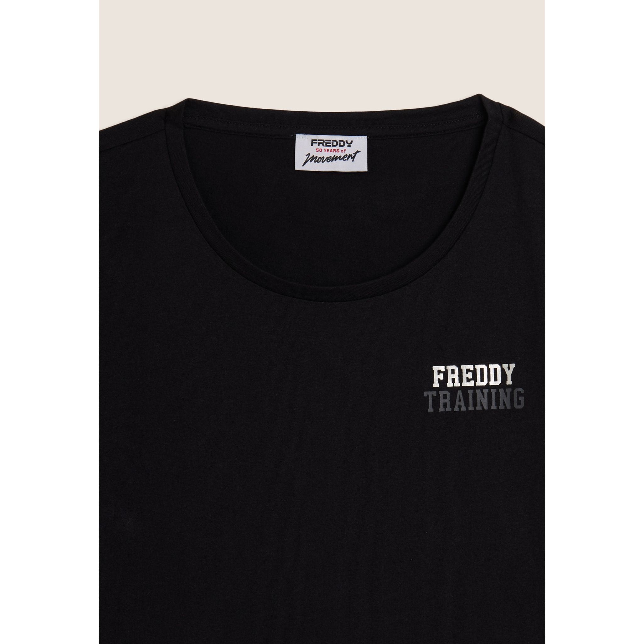 T-shirt Regular Freddy Training con Glitter sul Cuore
