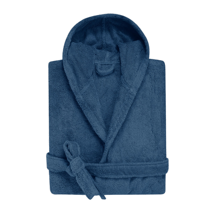 Peignoir capuche 100% Coton BIO, DOUCEUR NATURE