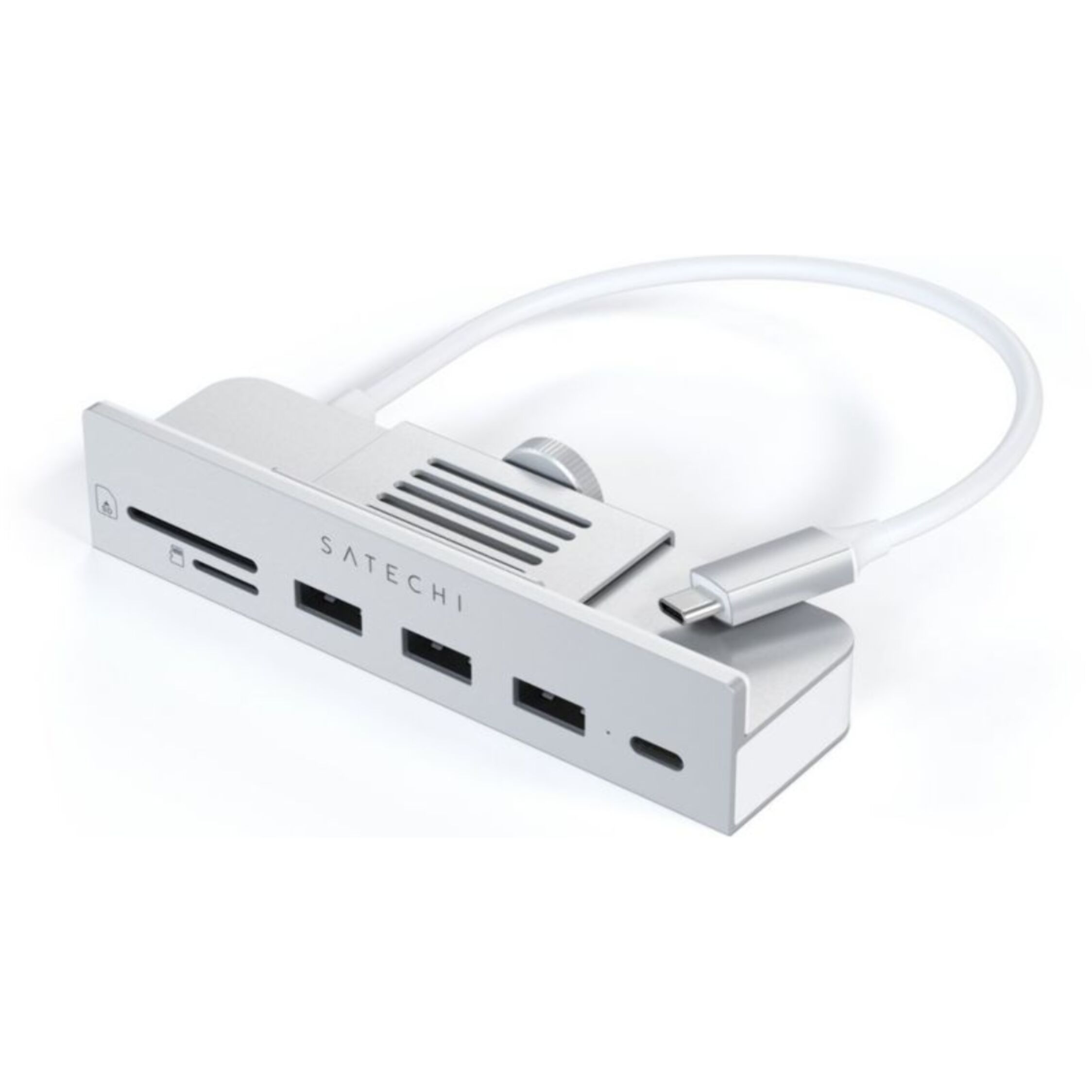 Hub USB C SATECHI USB-C/Multiports 6 en 1 iMac 24'' gris