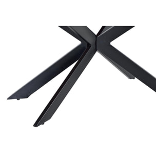 Table à manger - bois d'acacia et métal