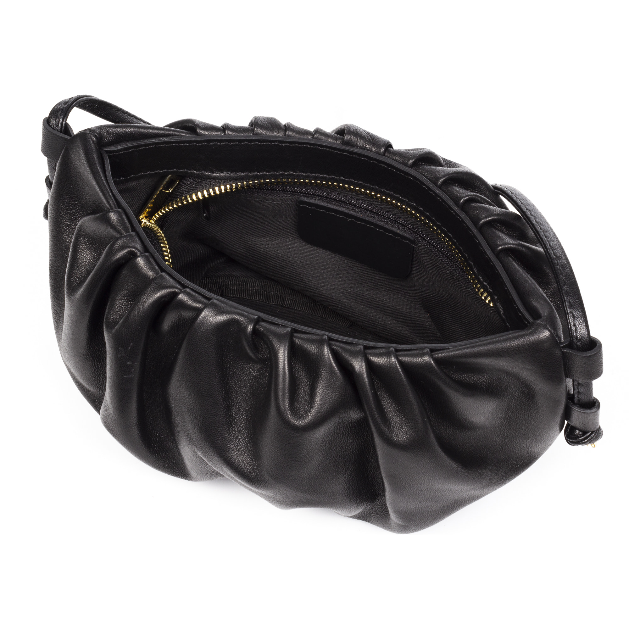 Agna Borsa a Tracolla Donna. Vera Pelle di Capra.