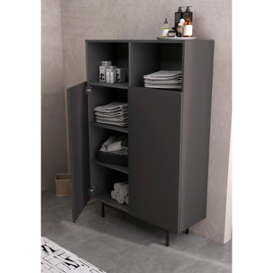Aparador alto Printed grafito 140x90x34 cm