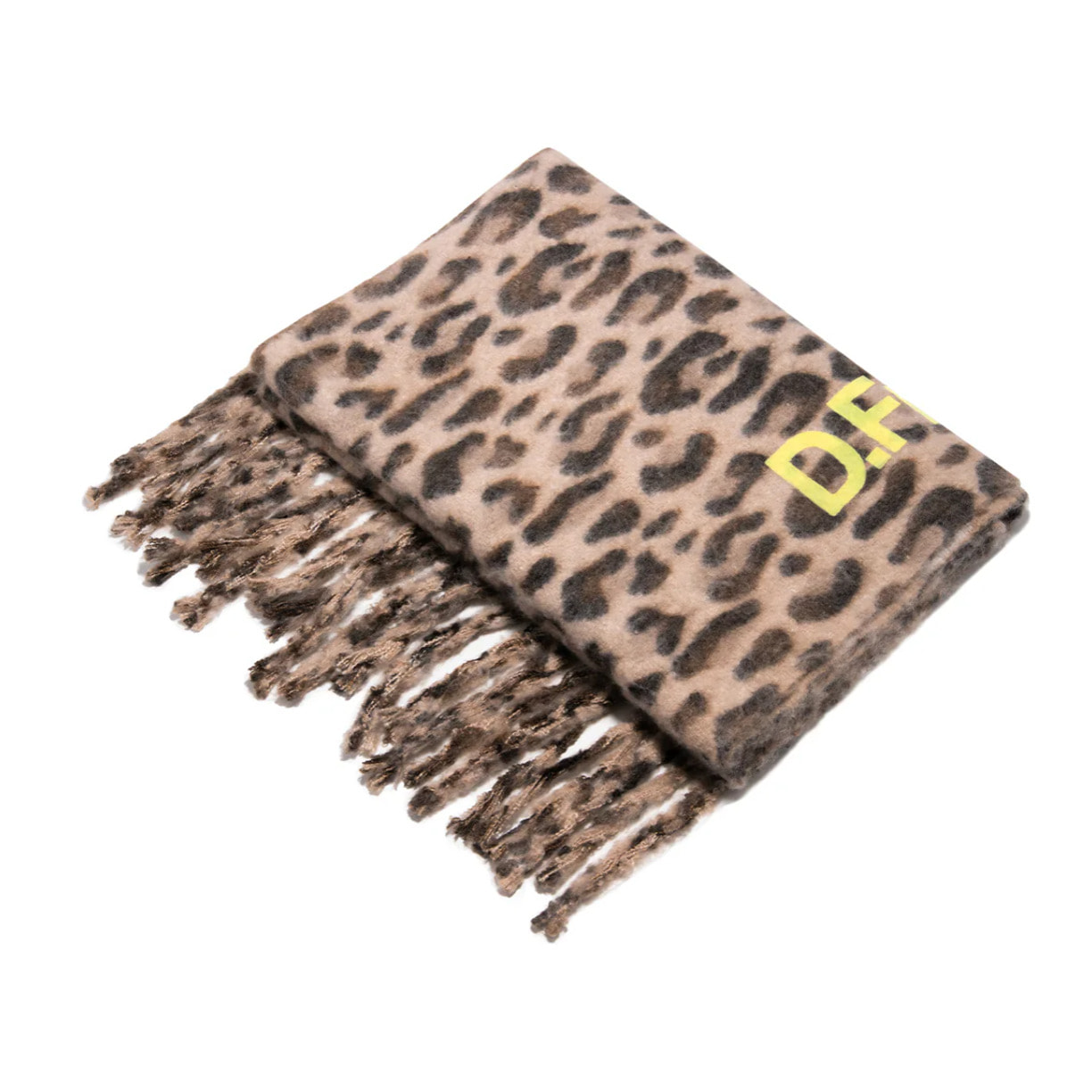 Bufanda Estampada en Leopardo Nordic TRK Leopard Scarf en Marrón D.Franklin