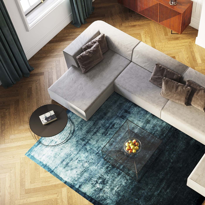 Méridienne d'angle canapé Infinity gris Kare Design