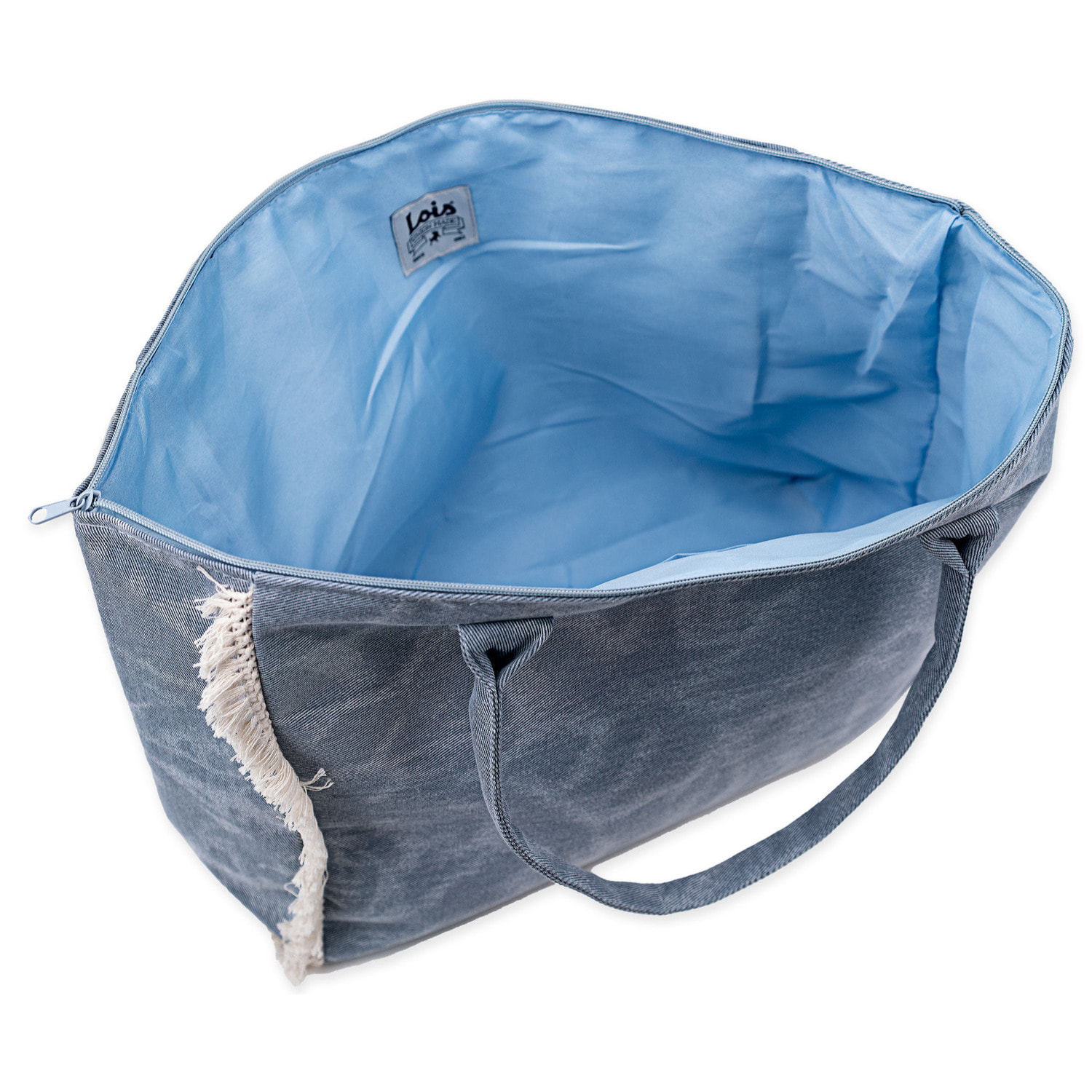 Bolso De Playa Lois Galwey Azul