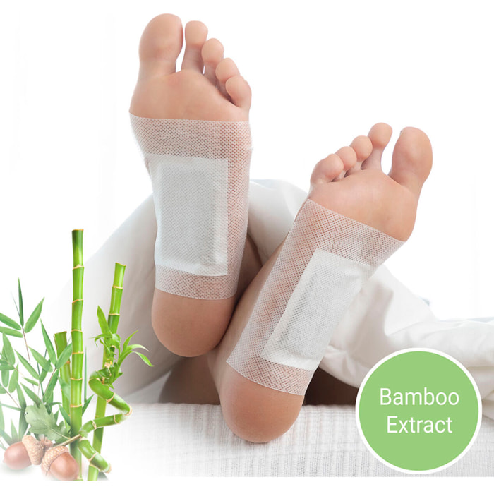 Parches Desintoxicantes para Pies Bamboo InnovaGoods 10 Unidades