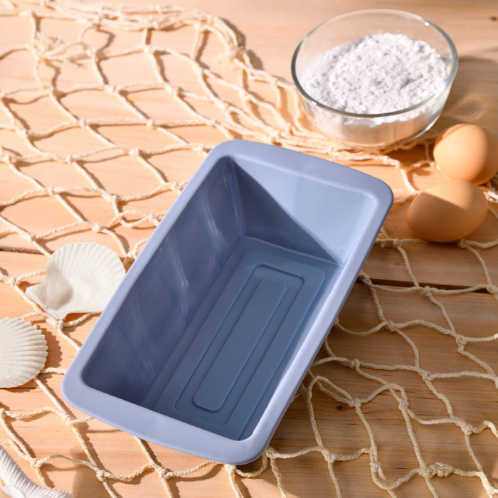 Molde de silicona para pan azul de ø24,5x13x6cm san ignacio