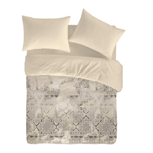 Housse de couette en coton ALAIN - beige - vendue seule