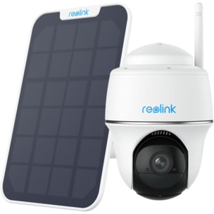 Caméra de surveillance REOLINK B420 + panneau solaire Blanc