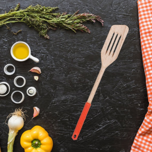 Spatule de cuisine ajourée 34 cm Fackelmann Wood Edition