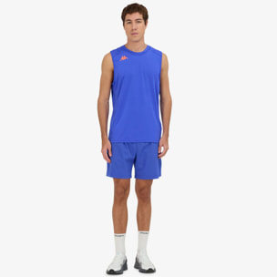 Kappa - Pantaloni Corti Uomo Blu - Kombat Fio