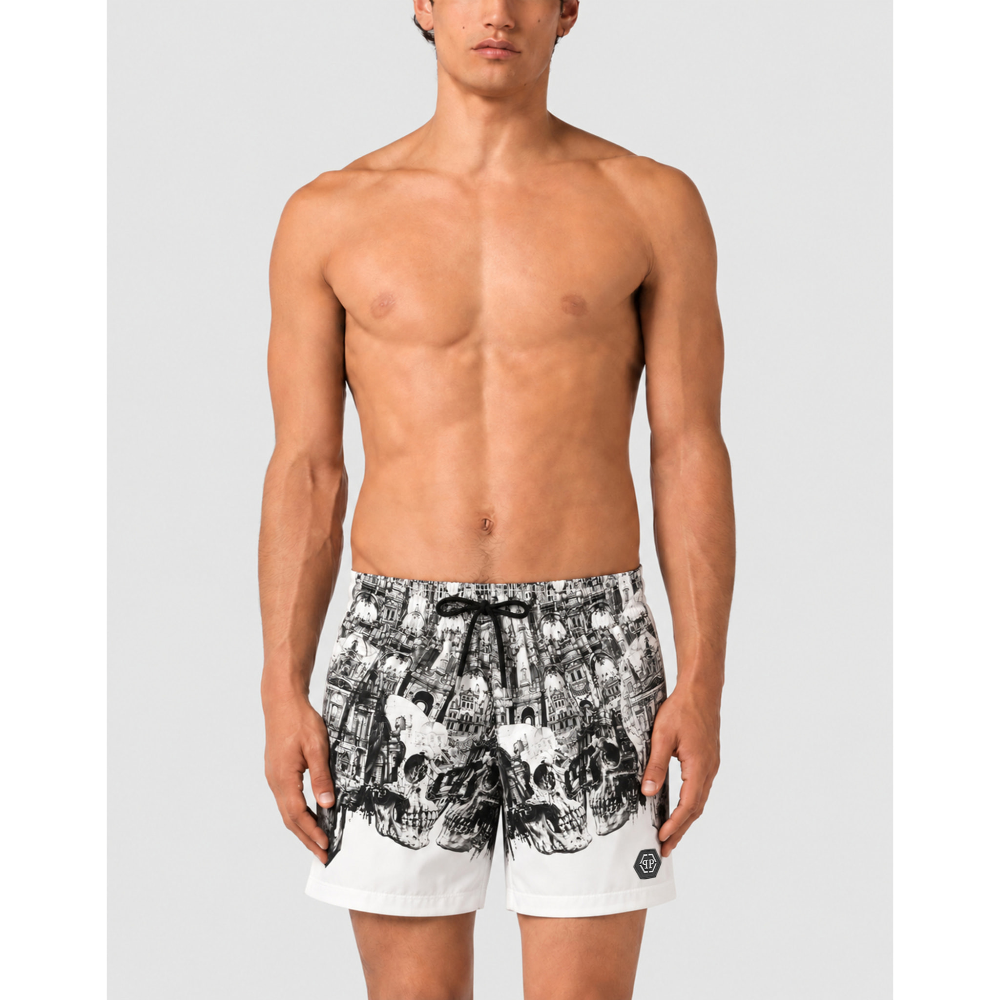 PHILIPP PLEIN Pantalones cortos SKULL