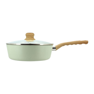 Sauteuse 24cm avec revêtement céramique céladon - tous feux COLORAMA