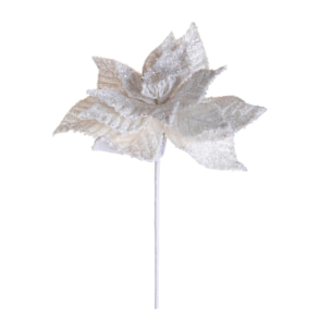 Ramo poinsettia - Pezzi 12 - BIANCO - Bianchi Dino SpA