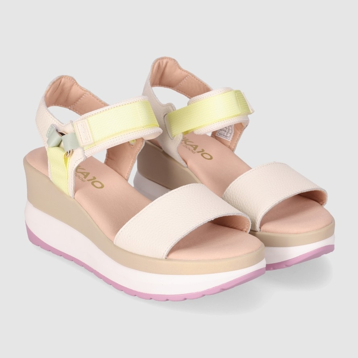 Sandalias - Multicolor - Tacón: 7 cm