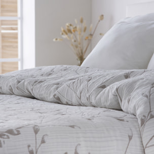 Colcha Jacquard algodón Tuvalu Taupe
