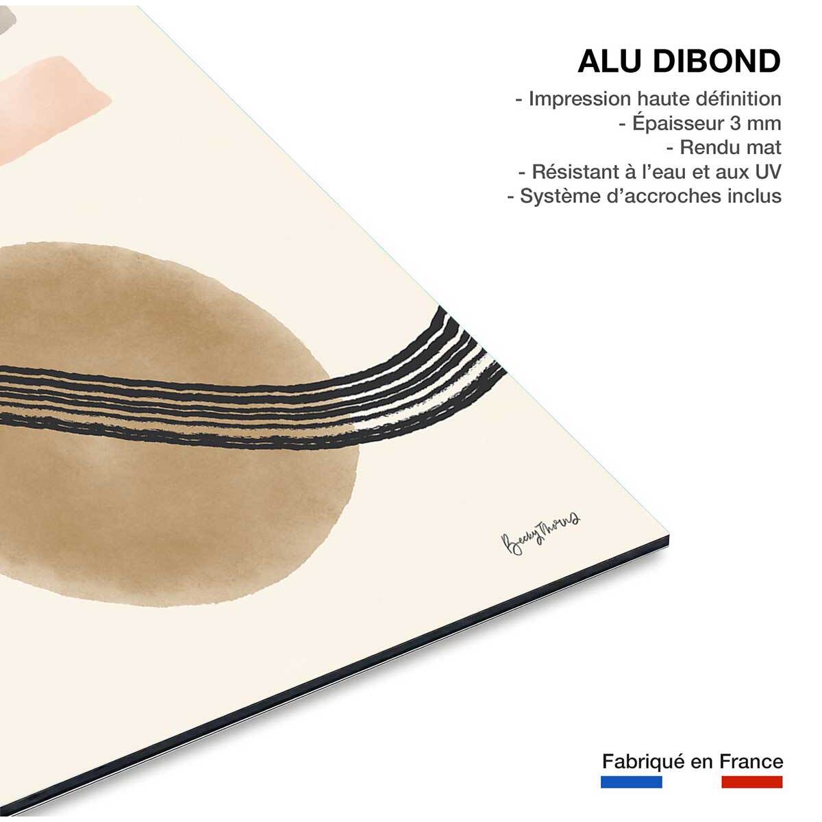 Tableau Abstrait des années 50 Tableau alu Dibond