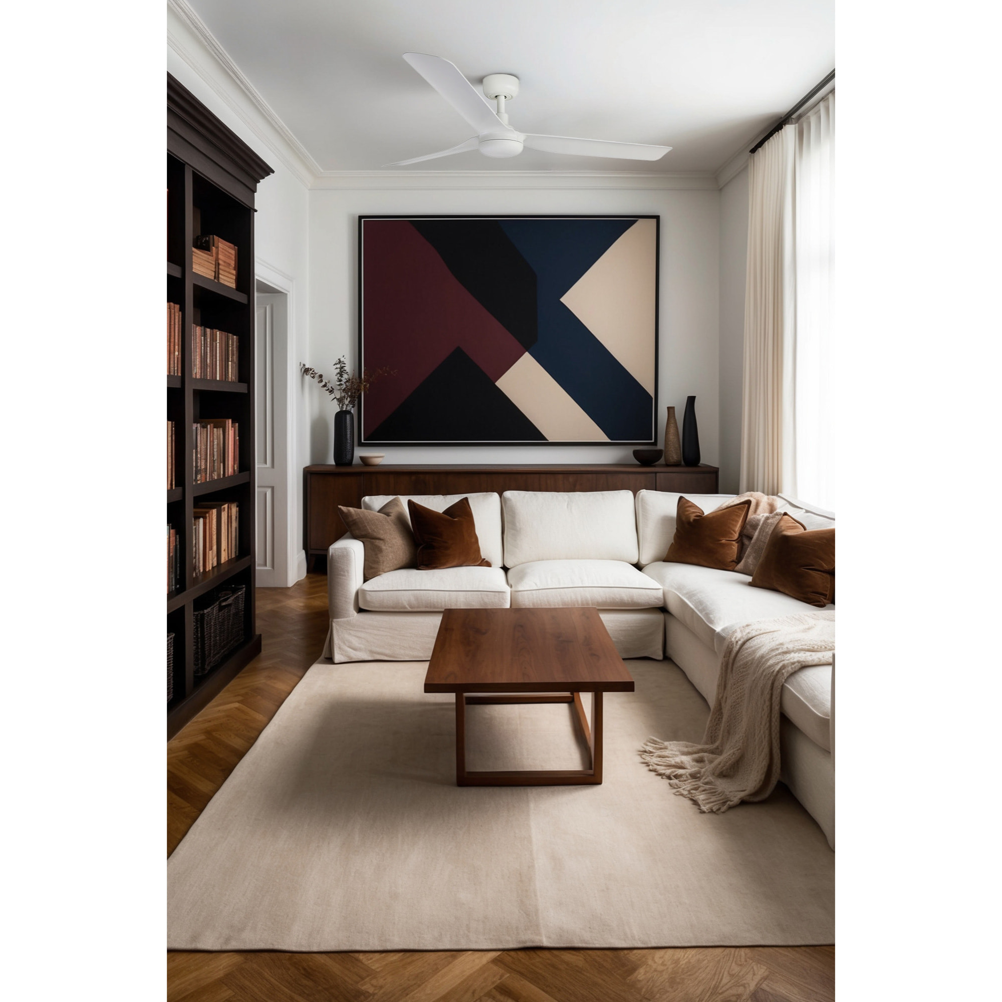 PUNT M Ventilatore a soffitto bianco