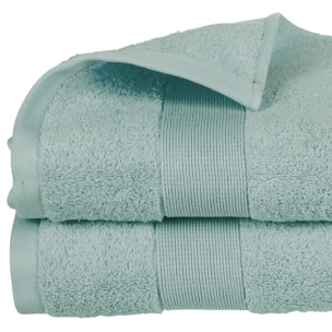 Drap de douche "Essentiel" - coton 450 gr/m² - bleu givre 70x130 cm