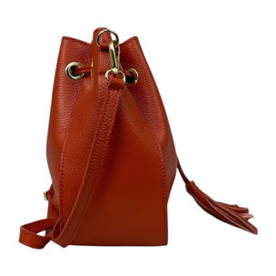 Bolso Tipo Cubo Cheval Firenze Matilde Naranja