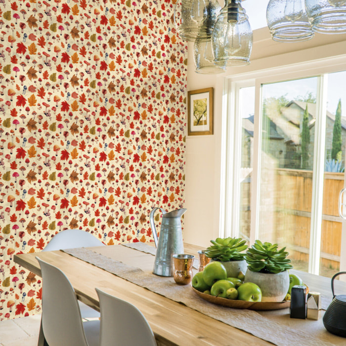 Papier peint Champignons Mon Mur Photo : une touche féerique pour votre intérieur - Un design féerique et haute qualité pour un espace magique.