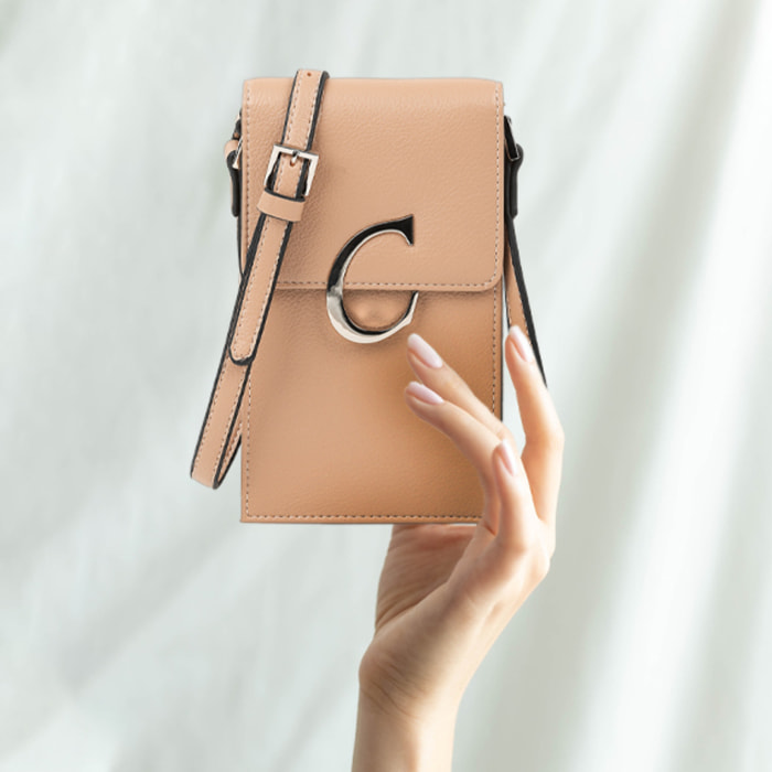 Minibolso Para Móvil Cimarron Albany Camel