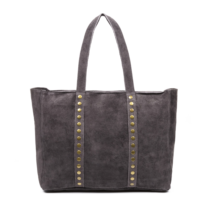 Alonte borsa a spalla donna. Pelle autentica Camoscio.