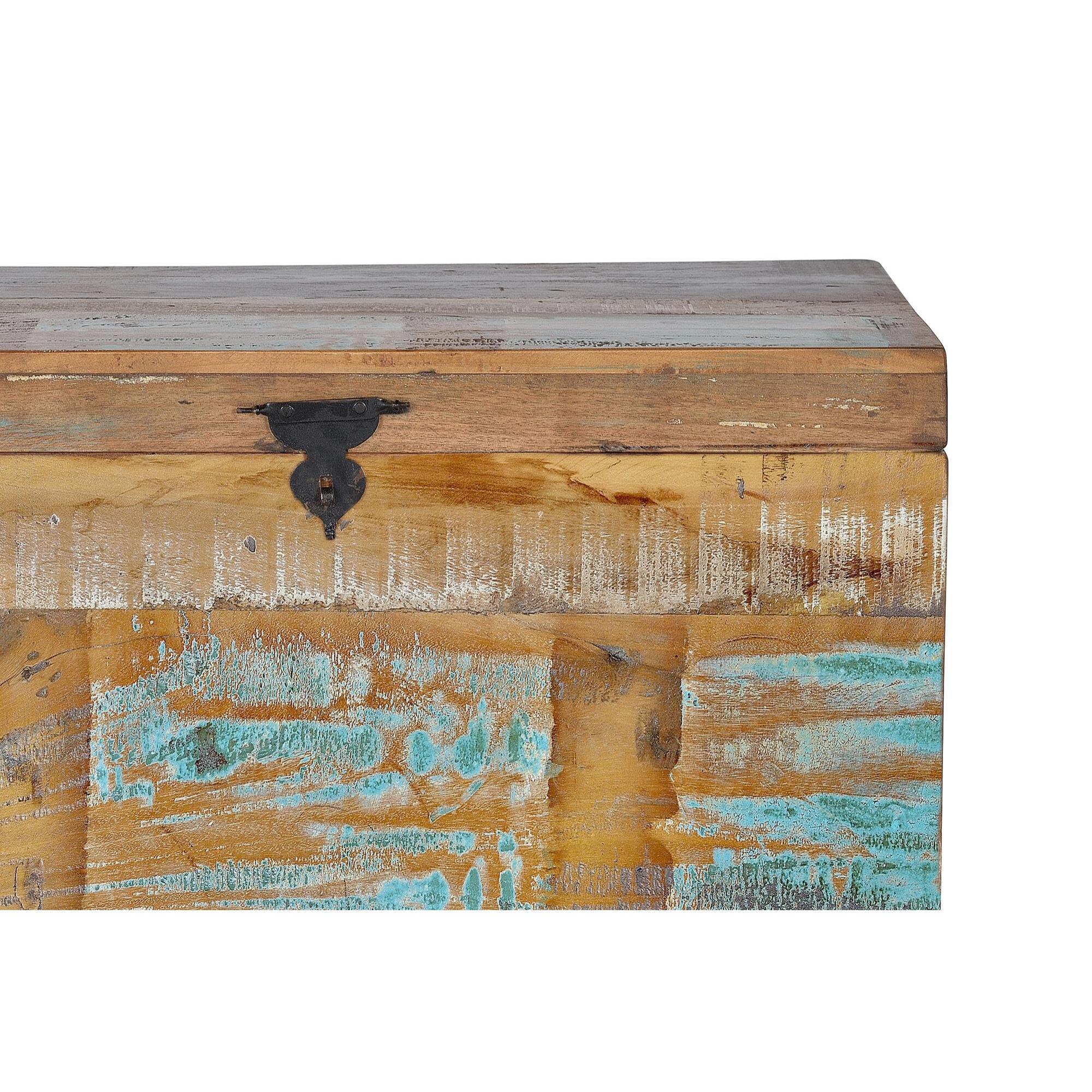 Baúl - madera reciclada - 40x80x40cm