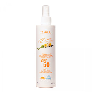 Valquer Protector solar corporal SPF 50 protege e hidrata - 300 ml