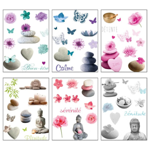 Sticker illustratif "Zen" 30X40