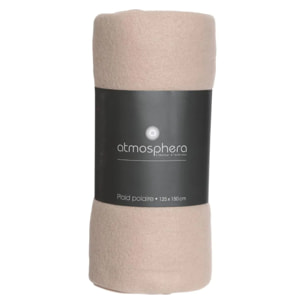 Plaid polaire "Polar" beige 125x150cm