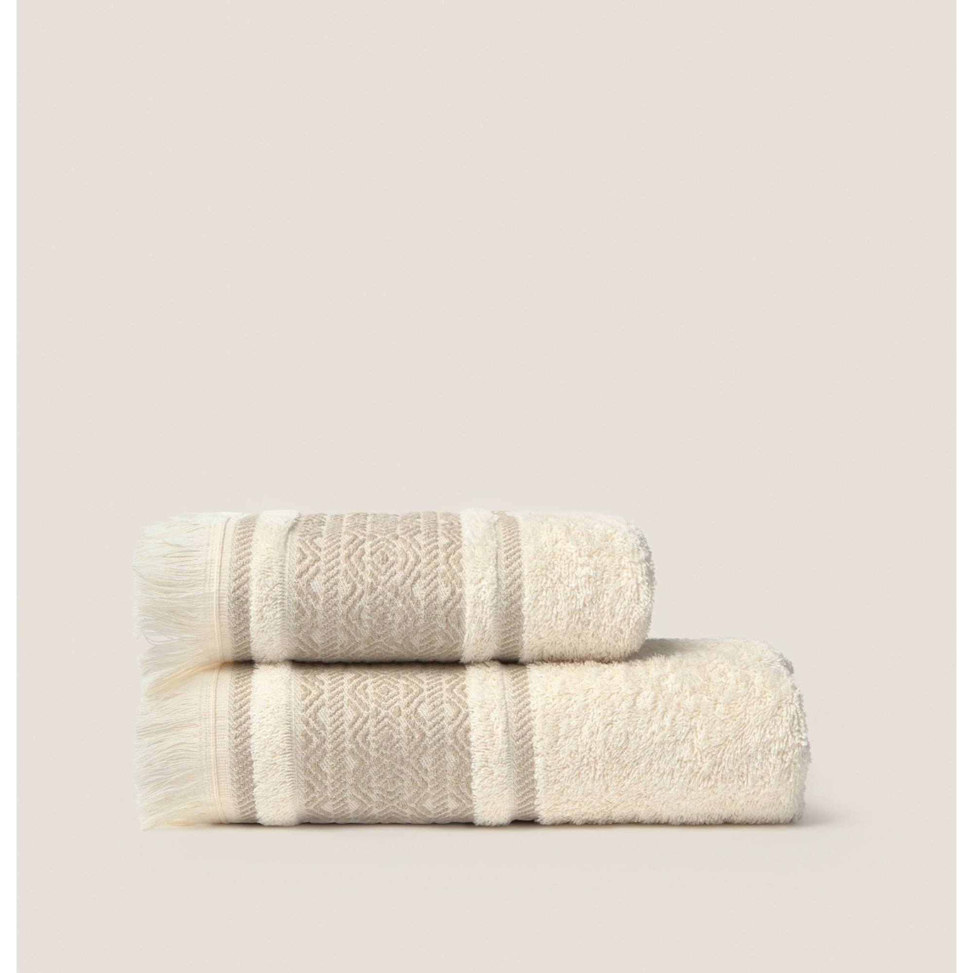Toalla baño algodón Gio color marfil crudo Algodón