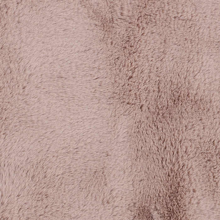 Tapis Imitation Fourrure Poil Fin Rose 60x90cm