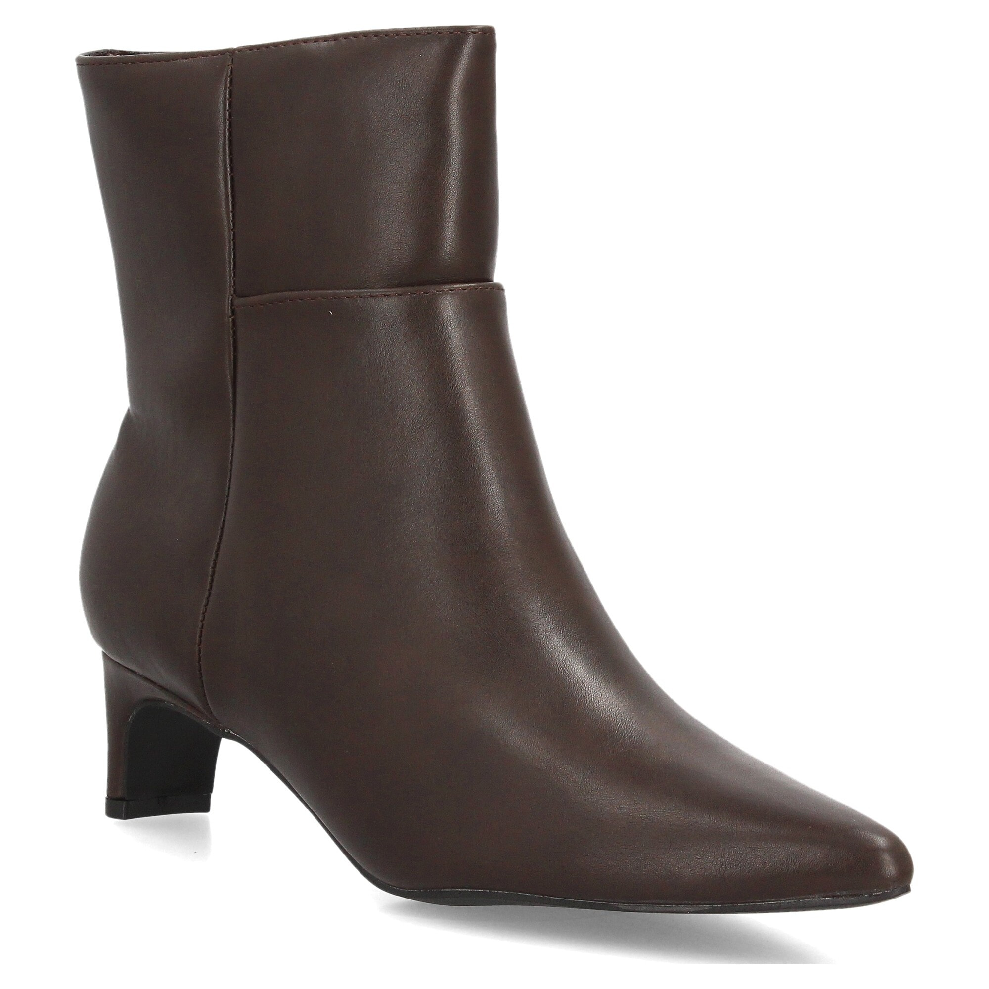 Botines elegantes de tacón bajo femenino
