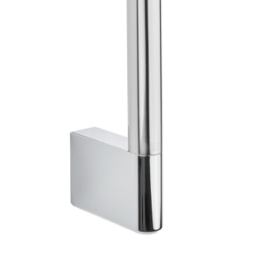 Ensemble de douche 3 fonctions aux lignes arrondies - chrome brillant - garantie 5 ans - 80 cm - chrome