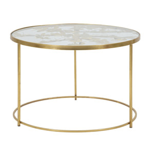 TAVOLO DA CAFFE' BUTTERFLIES CM Ø 60X40,5