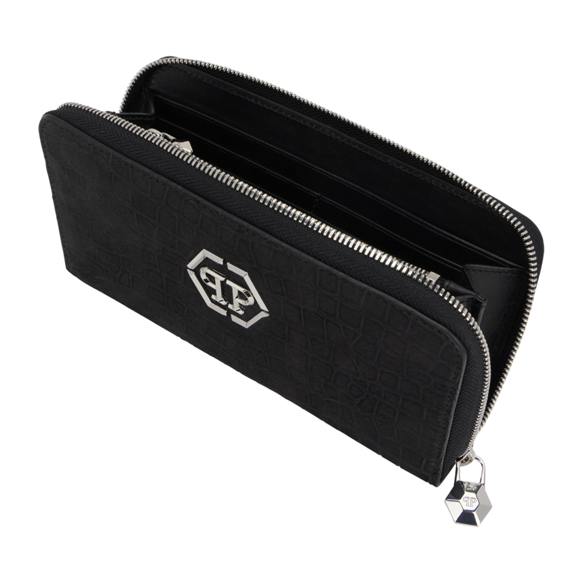 PHILIPP PLEIN Cartera con cremallera central