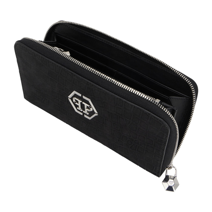 PHILIPP PLEIN Cartera con cremallera central