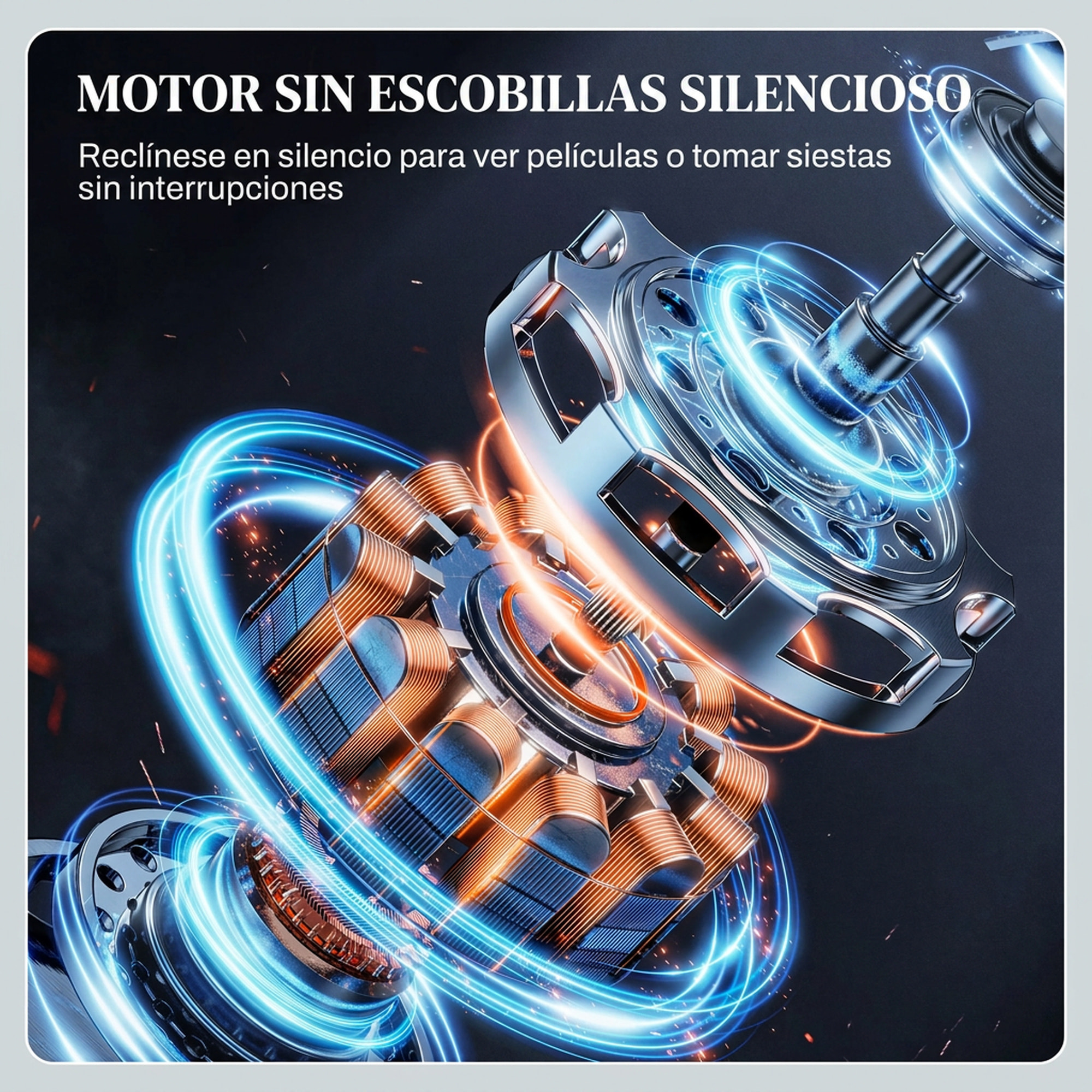 Sillón Relax Reclinable Eléctrico con Calor Lumbar y Masaje Vibración, Sillón Masaje Relax, Motor Silencioso, Función Memoria, Asiento Ancho, Bolsillos, Portavasos, USB, Tela Terciopelo, Gris
