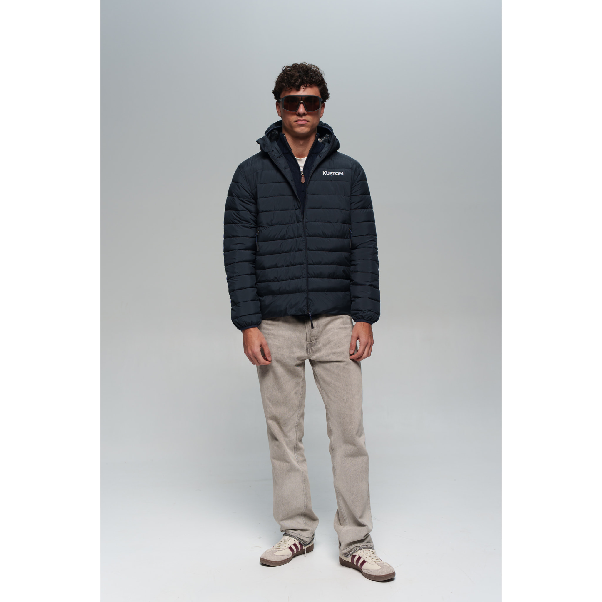 Chaqueta ligera para hombre KUSTOM SOLARA Light - Azul marino