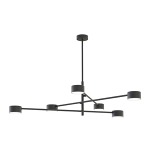 Lampada a sospensione NATSU in acciaio nero