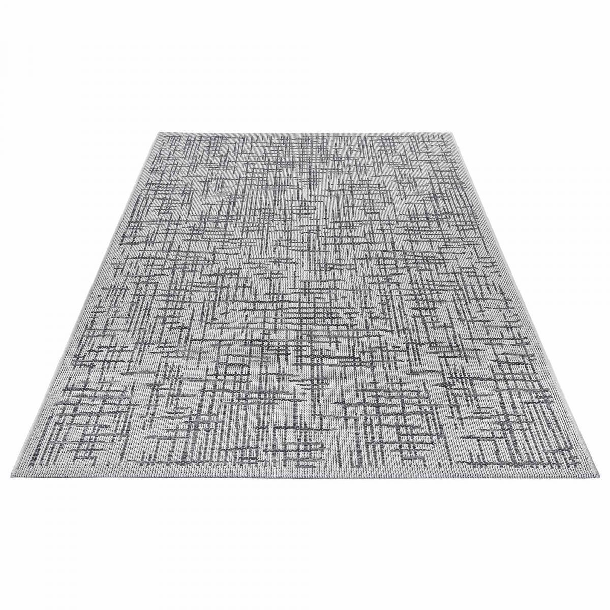 Tapis exterieur kilim géométrique, tissé, laik idéal extérieur