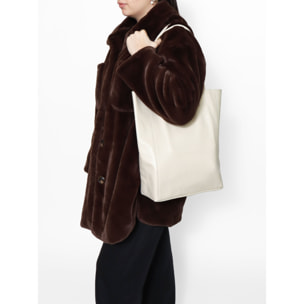 Borsa a mano da Donna Valentina in Vera Pelle Made in Italy 37x40x12,5 cm